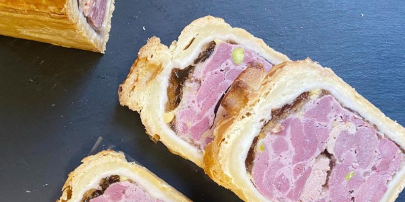 Pâté en croûte de gibier au foie gras de canard IGP