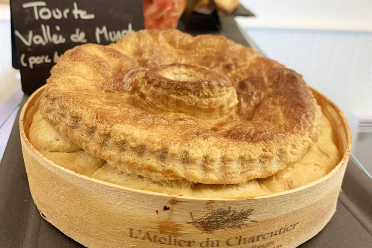 Petite Tourte de la Vallée de Munster au proche et au veau pour deux à trois personnes