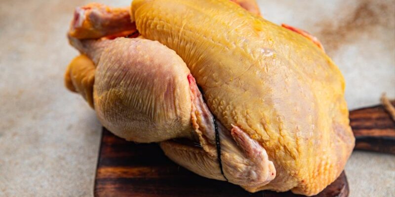 Poulet fermier jaune label rouge des Landes